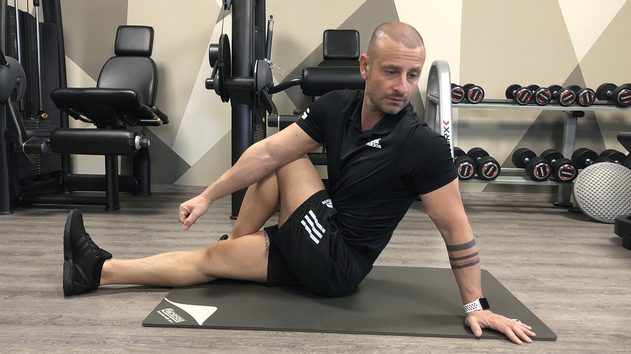 stretching gluteo